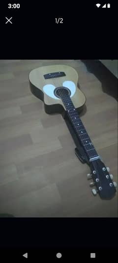 brand new never used student guitar + belt + cover