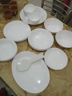 WHITE MARBLE PLATES QUATER PLATES DEEP PLATE. . . See more