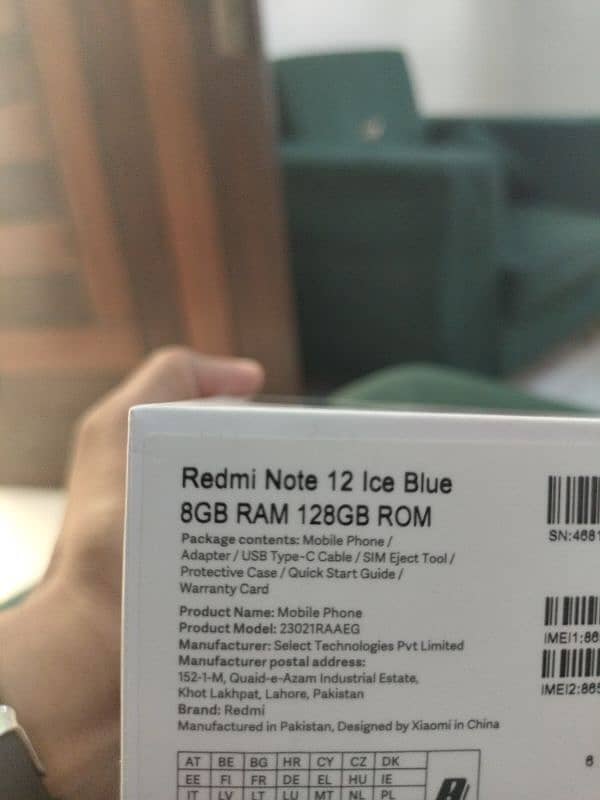 REDMI NOTE 12 8/128 8