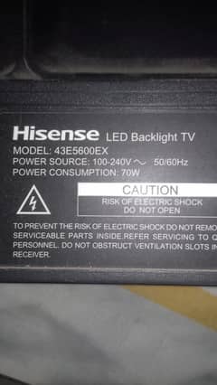 Hisense 43" inch Full HD Smart Android Led Television