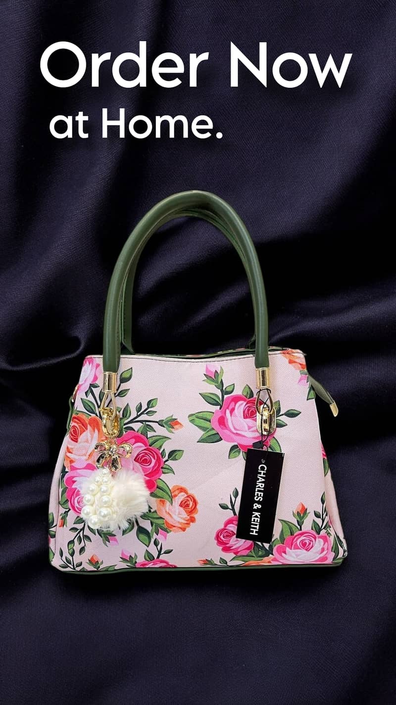 Women's Canvas Printed Hand Bag 2