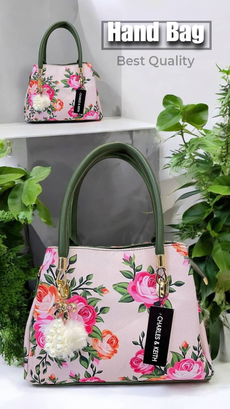 Women's Canvas Printed Hand Bag 3