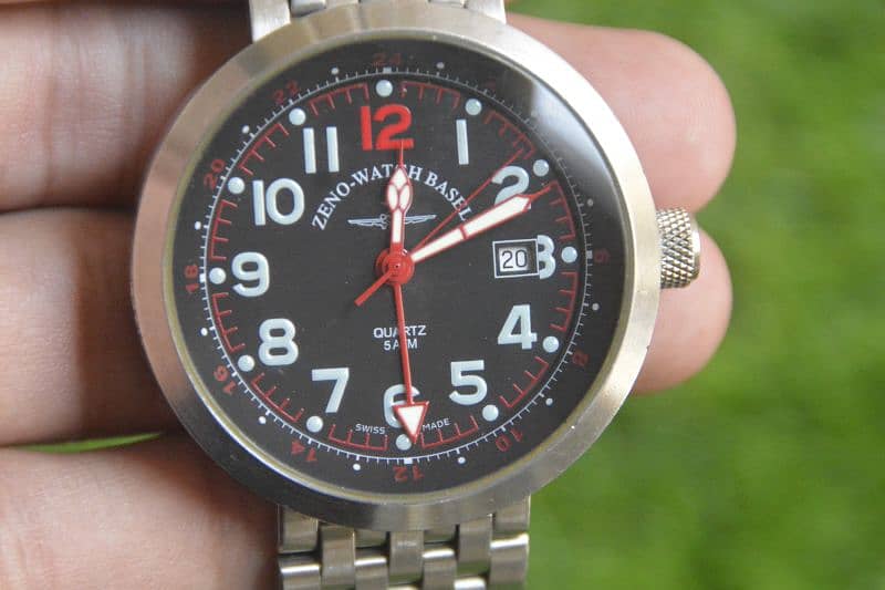 original swiss made ZENO WATCH BASEL B554Q-GMT-a17M 0