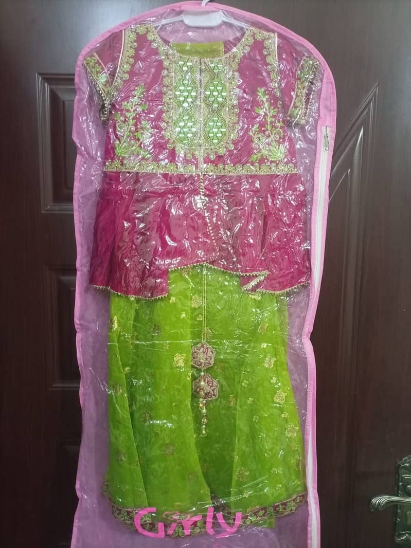 Wedding Wear Embroided Lehnga for Girls / Size - 2Y and 7-8Y 3