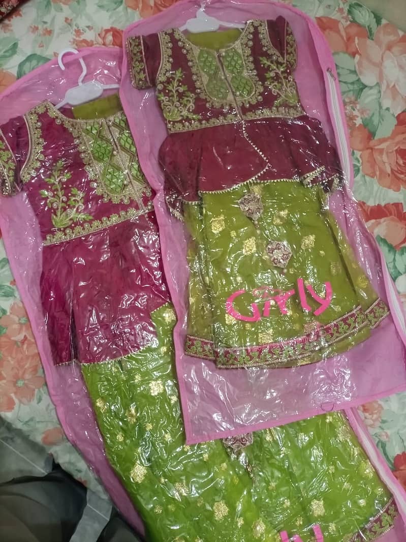 Wedding Wear Embroided Lehnga for Girls / Size - 2Y and 7-8Y 5