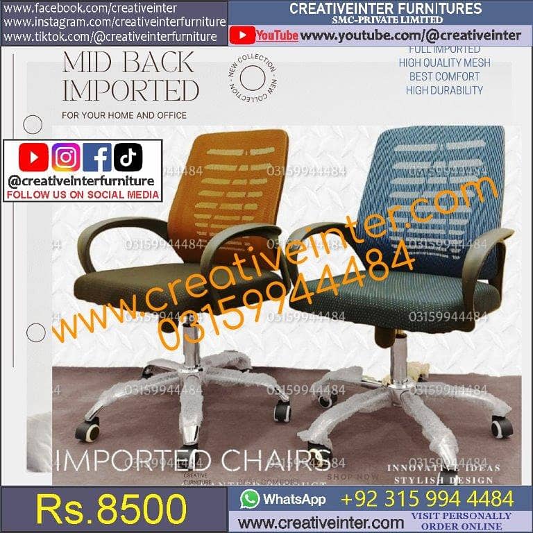 Office chair workstation table front desk Executive meeting gamin sof 18