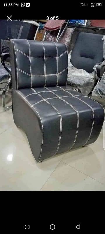 office sofa chairs for sale - stool chair - sofa set - visitor chair 17