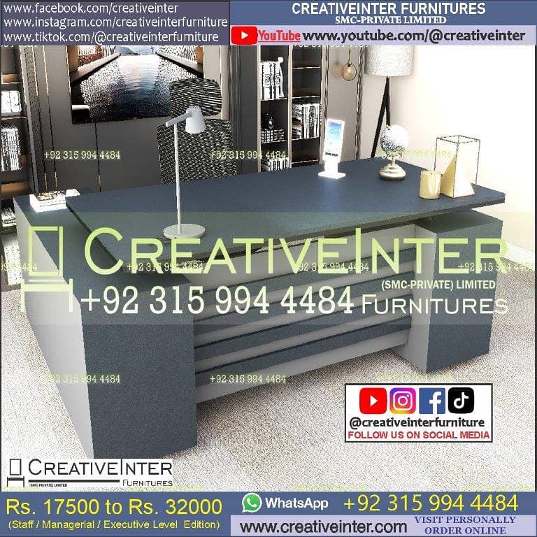 executive table for office Ceo Staff Meeting Sofa reception Desk 18