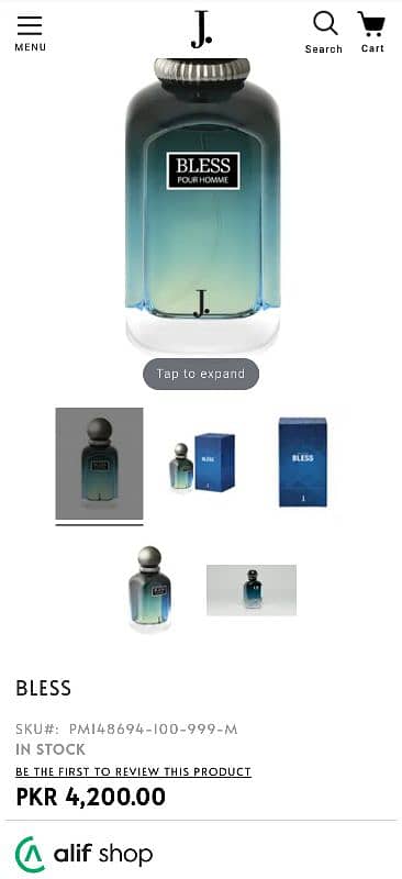 J. Bless Fragrance 1