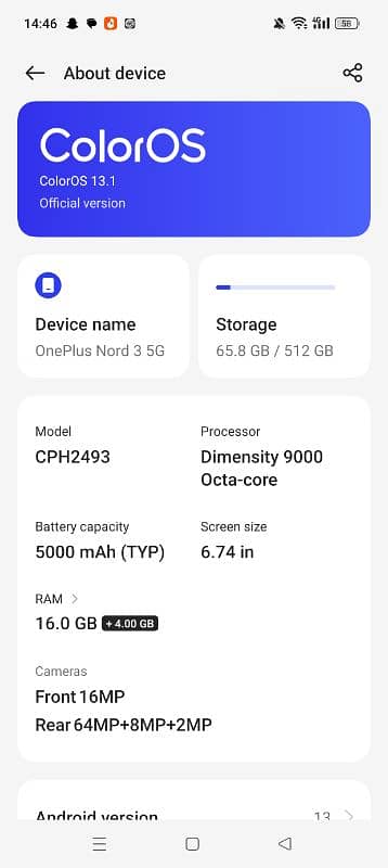 OnePlus Nord 3 5g 6