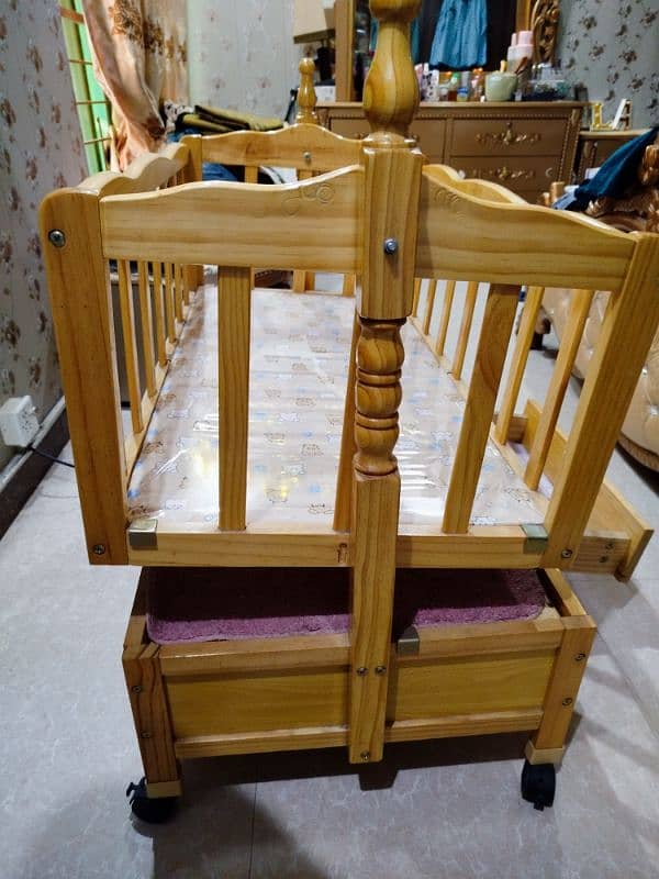 Baby wooden Sleeping Cart 1