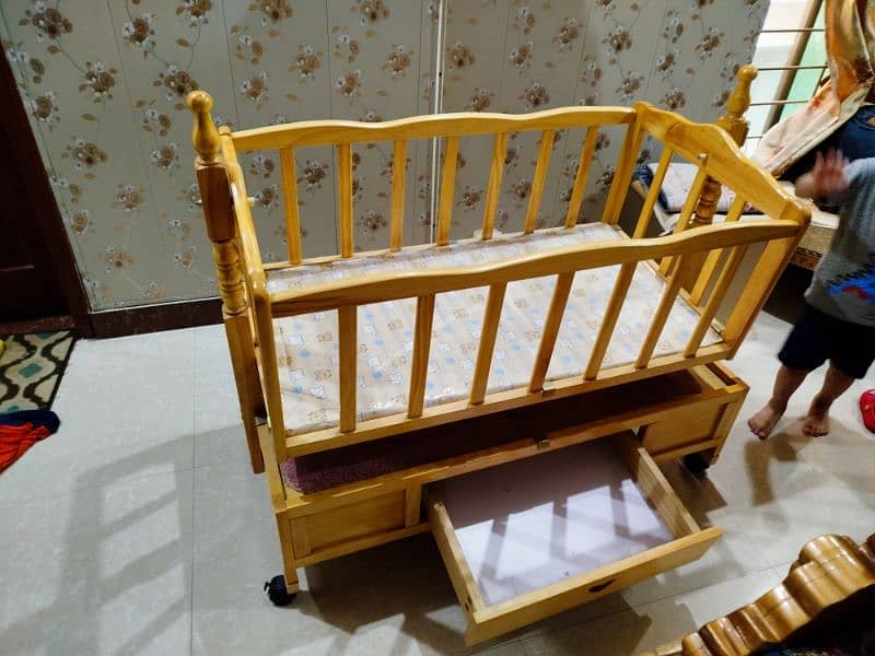 Baby wooden Sleeping Cart 3