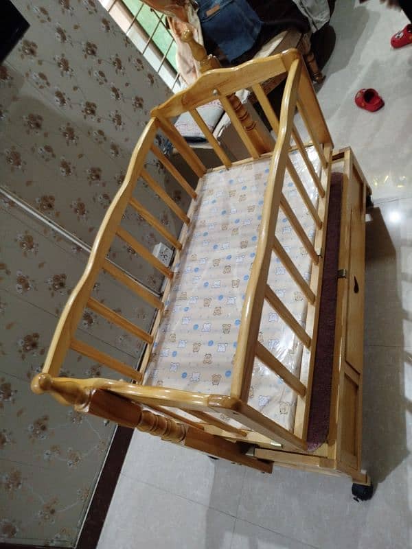 Baby wooden Sleeping Cart 4