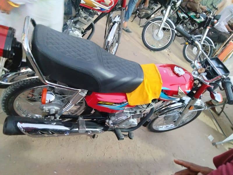 Honda CG125 2024 and Install Lock 3