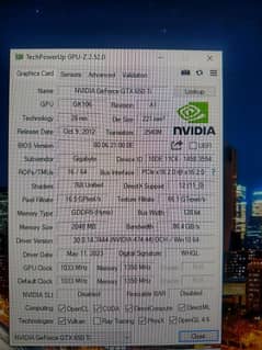 GTX 650TI 2GB DDR 5 OVERCLOCK EDITION