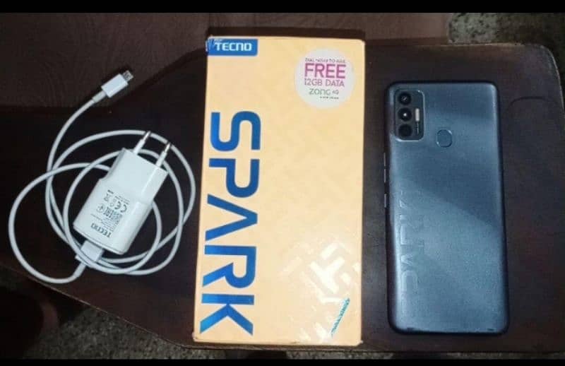 Tecno spark 7 condition 10/10 Ram 2GB memory 32 gb 0