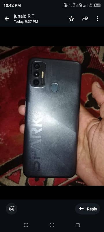 Tecno spark 7 condition 10/10 Ram 2GB memory 32 gb 3