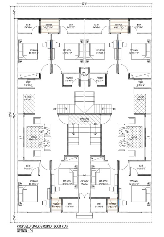 4 bed dd 1st floor and 2nd with roof booking 4