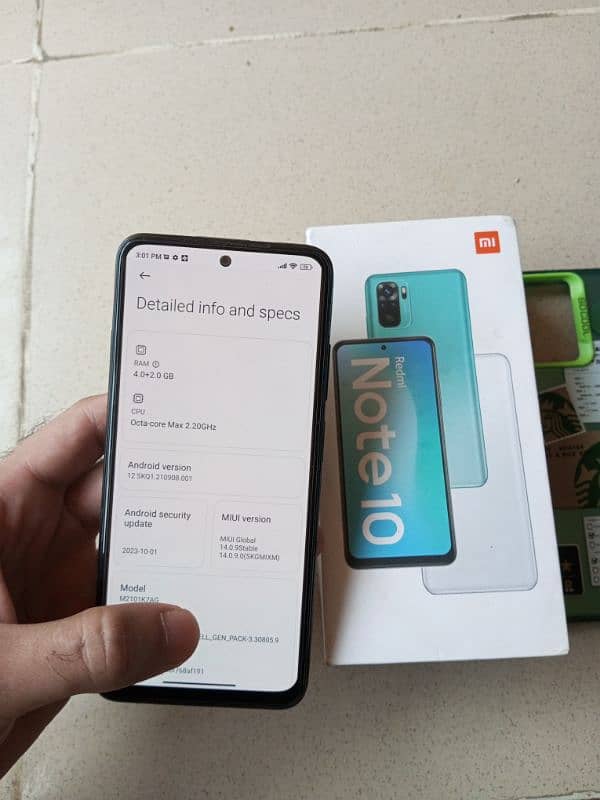 Redmi Note 10 4Gb 128Gb Full Box 3