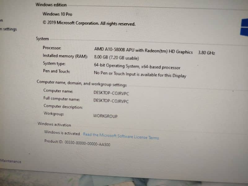 I'm selling AMD Processor CPU 1