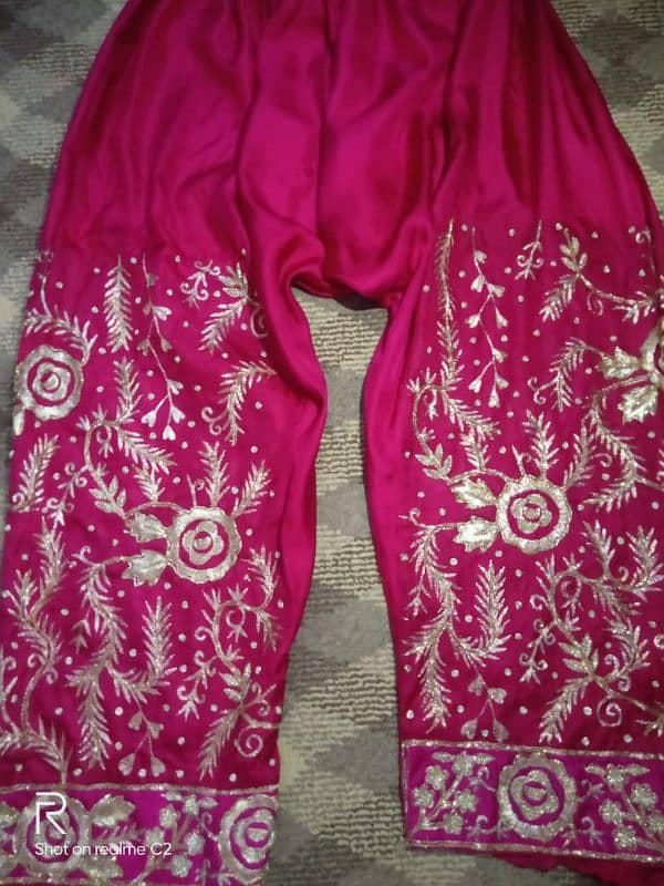 3pc Stitched  embroidered suit 3