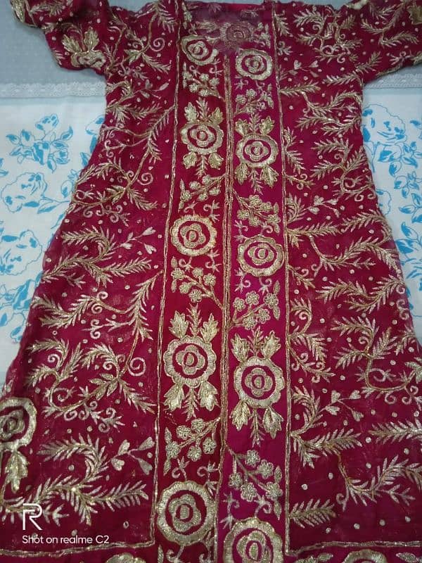 3pc Stitched  embroidered suit 4