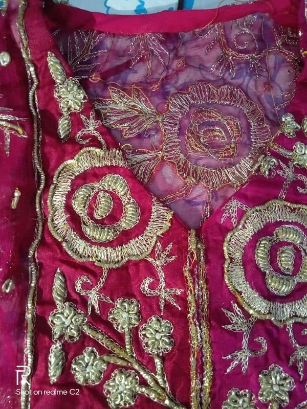 3pc Stitched  embroidered suit 5