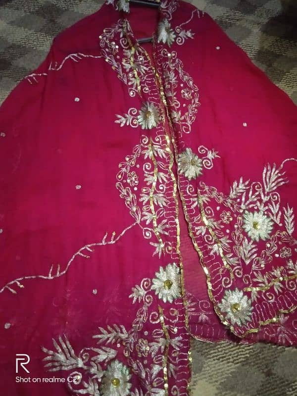 3pc Stitched  embroidered suit 6