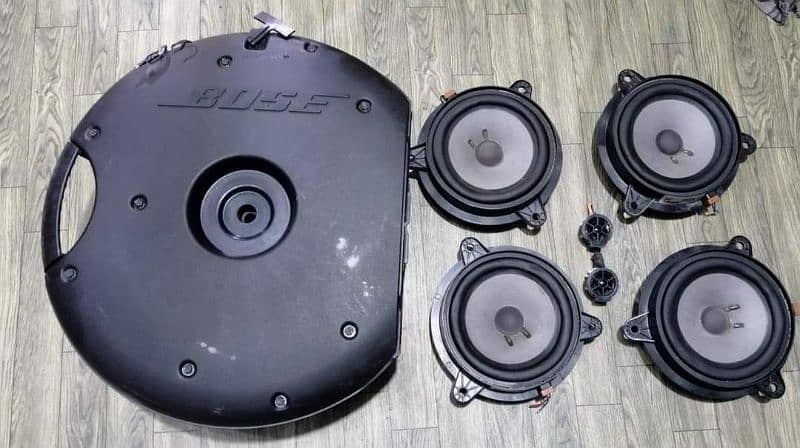 Car speakers woofers amplifiers JVC, Bose, Marl Lavinson 4