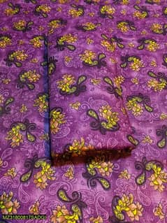 linen dress purple colors and printed