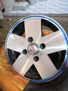 GENUINE ALLOY RIMS FOR ALTO VXR AND SUZUKI EVERY