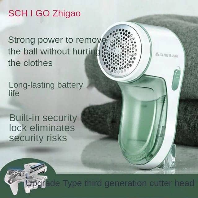 Chigo Fabric Shaver Rechargeable Lint Remover 3