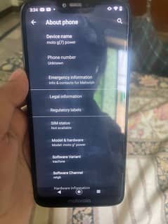 Moto G7 power