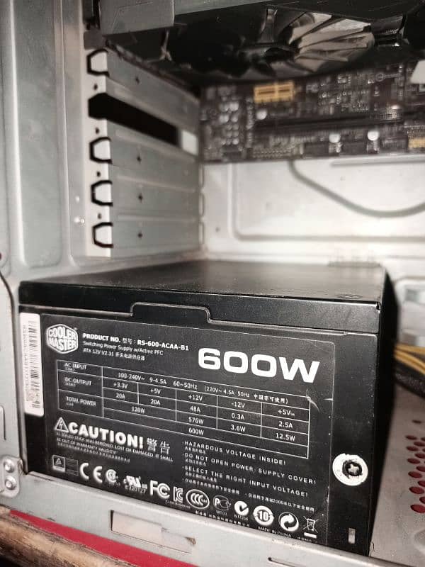 600watt coolermaster PSU 0