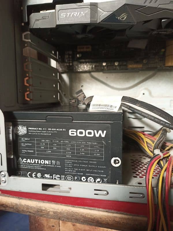 600watt coolermaster PSU 1