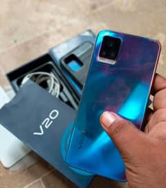 vivo v20 full box k sath 0321308 72 65 whatps no 0