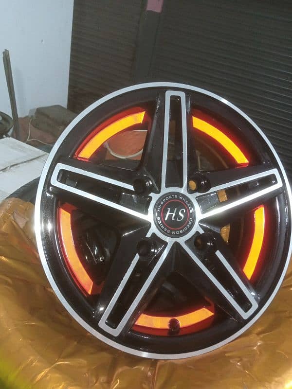 BRAND NEW ALLOY RIMS FOR SUZUKI MEHRAN AND HIROOF 1