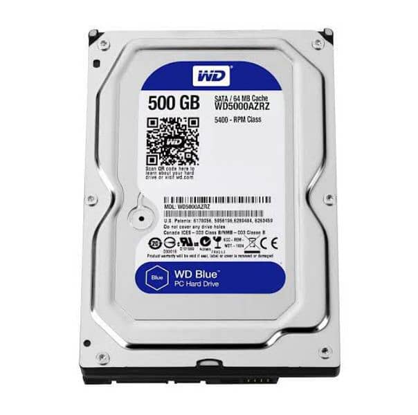 500gb hard drive for pc with free sata cable 1