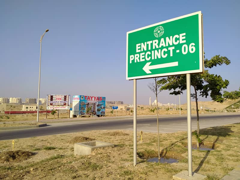 Precinct 6 ~ Residential Plot 250 Sq. Yd. Good Heighted & Prime Location in Bahria Town Karachi 2