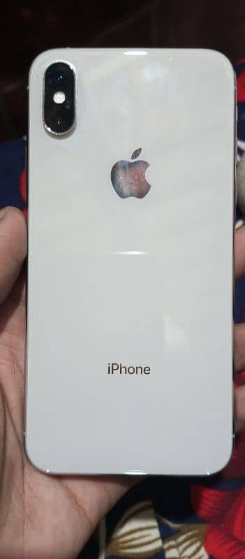 I phone xs 256gb white clr all ok exchange possible 03087144371 3