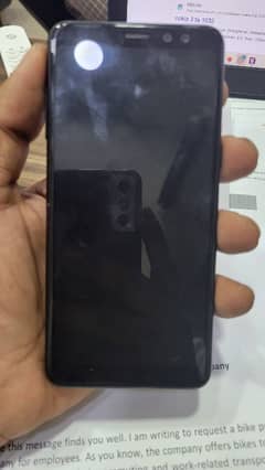 Samsung A8 2018 Panel Damage some time working Approved 32 Gb Variant