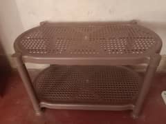 plastic 4 chairs 1 table. . . . market price 5500 final price 4000