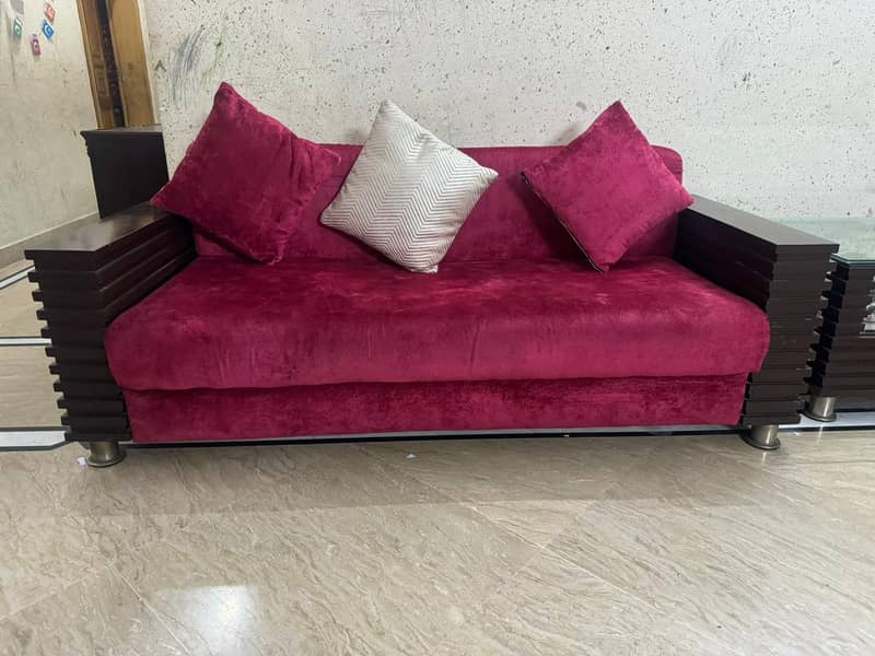 solid wood sofa set 2