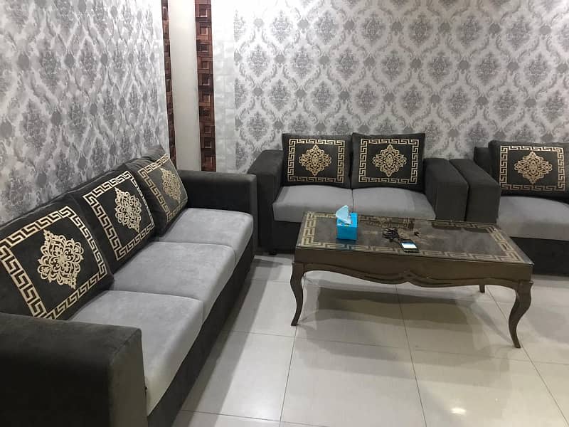 Luxury 1 Bed Fully Furnished Flat Available For Rent in Sector C Bahria Town Lahore 1