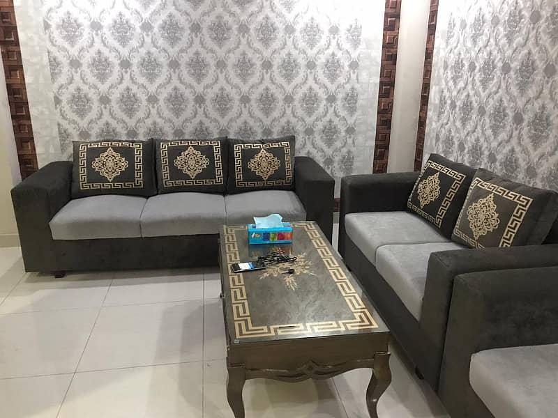 Luxury 1 Bed Fully Furnished Flat Available For Rent in Sector C Bahria Town Lahore 6