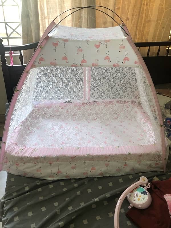 kid bed with mosquito net 2