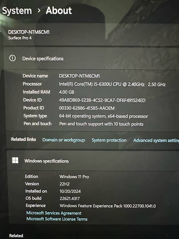 Surface pro 4 core i5 6th gen price full final 5