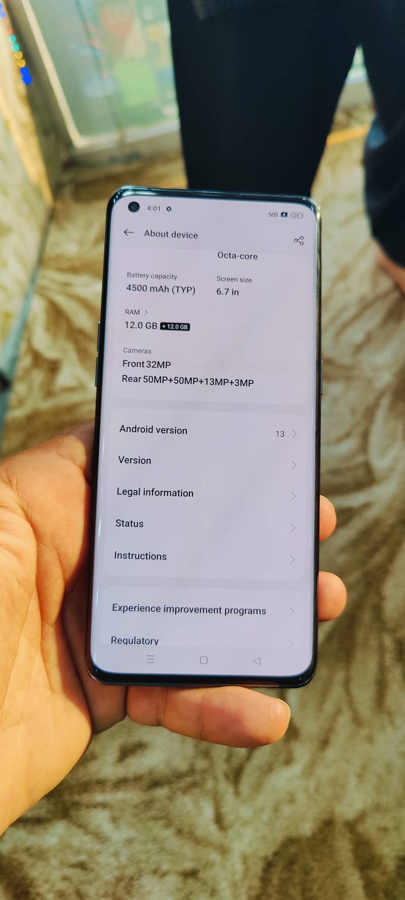 oppo find x3 pro non pta 12GB 256GB gemang phone 3