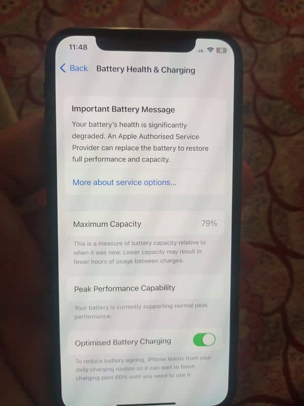 iphone x 256gb bypass only back break ha baki koi fault nai ha 4