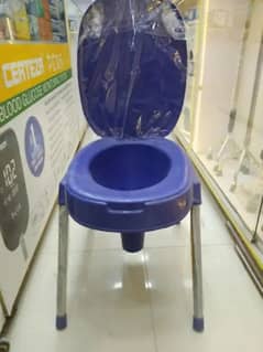 commode chair / portable commode chair / plastic commde  / PVC commode